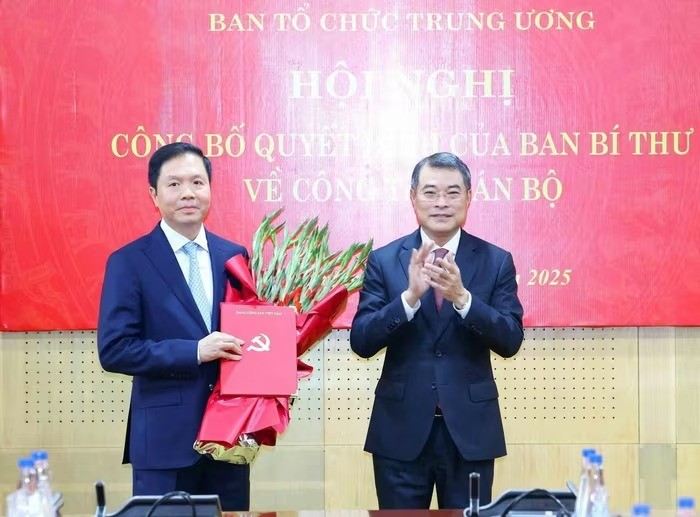 Ông Trịnh Mạnh Linh giữ chức Phó trưởng ban Tổ chức Trung ương