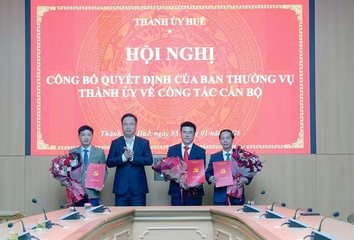 Huế, Hà Tĩnh điều động, bổ nhiệm nhân sự lãnh đạo mới