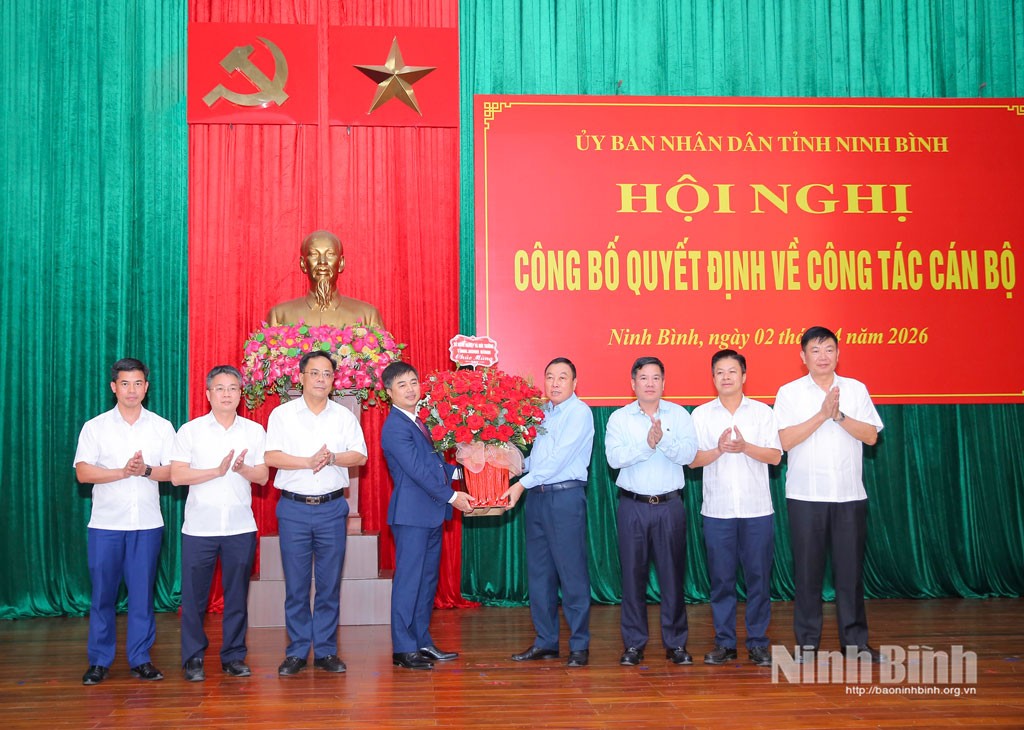 Bổ nhiệm nhân sự mới tại Ninh Bình, Lạng Sơn và Lai Châu