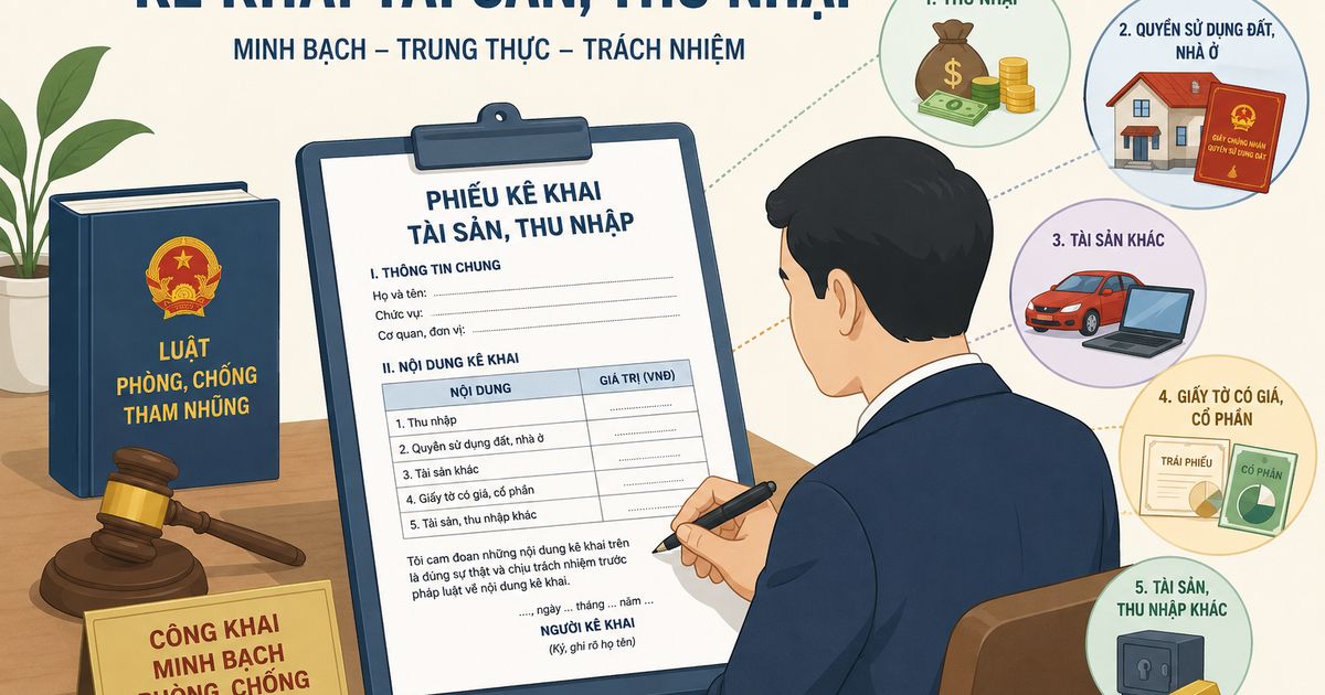 Quy định mới về kê khai tài sản, thu nhập của người giữ chức vụ