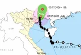 Hoàn lưu bão số 1 tiếp tục gây mưa lớn, gió mạnh tại Bắc Bộ