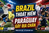 Kết quả World Cup 2026, ngày 30/6: Tuyển Nhật Bản không thể gây bất ngờ cho Brazil, Paraguay gây địa chấn