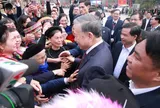 Tổng Bí thư Tô Lâm gặp mặt, nói chuyện với Nhân dân các dân tộc tỉnh Cao Bằng