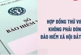 Hợp đồng thử việc không đóng bảo hiểm xã hội bắt buộc