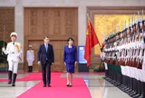 Thủ tướng Lê Minh Hưng chủ trì lễ đón chính thức Thủ tướng Nhật Bản Takaichi Sanae