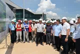 Kiểm tra tiến độ dự án sân bay Long Thành, cao tốc TP. Hồ Chí Minh-Long Thành-Dầu Giây, Nhà ga T3