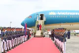 Tổng Bí thư, Chủ tịch nước Tô Lâm và Phu nhân đến thủ đô Manila thăm cấp Nhà nước Cộng hòa Philippines