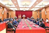Đồng chí Thường trực Ban Bí thư Trần Cẩm Tú tiếp các chính đảng các nước Đông Nam Á