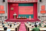 Thường trực Ban Bí thư dự hội thảo về bảo vệ an ninh quốc gia trong kỷ nguyên phát triển mới của đất nước