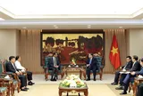 Phó Thủ tướng Thường trực Phạm Gia Túc tiếp lãnh đạo tập đoàn năng lượng tái tạo lớn của Pháp
