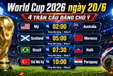 Nhận định World Cup 2026 ngày 20/6: Mỹ vs Australia, Brazil vs Haiti, Morocco vs Scotland, Thổ Nhĩ Kỳ vs Paraguay