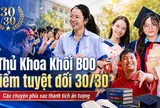 Chuyện của các thủ khoa khối B00 đạt điểm tuyệt đối 30/30