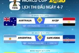 Nhận định World Cup 2026 ngày 4/7: Vòng 1/16 chắc chắn gọi tên Argentina, còn lại là Australia, Ai Cập, Colombia và Ghana