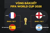 World Cup 2026 vòng bán kết: Argentina, Pháp, Tây Ban Nha và Anh, hai đội nào vào chung kết?