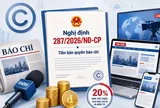 Quy định mới nhất về tiền bản quyền trong lĩnh vực báo chí, xuất bản, nghệ thuật biểu dẫn