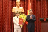 Trao quyết định thăng quân hàm Thượng tướng cho đồng chí Đặng Hồng Đức