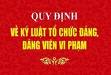 Bộ Chính trị ban hành Quy định 212 về kỷ luật tổ chức đảng, đảng viên vi phạm