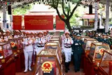 "Khúc tri ân" ở Công viên Lê Thị Riêng trước giờ an táng 731 hài cốt liệt sĩ