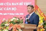 Hưng Yên có tân Phó Bí thư Tỉnh ủy