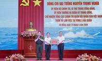 Đại tướng Nguyễn Trọng Nghĩa thăm và làm việc tại Vùng 3 Hải quân