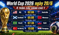 Nhận định World Cup 2026 ngày 20/6: Mỹ vs Australia, Brazil vs Haiti, Morocco vs Scotland, Thổ Nhĩ Kỳ vs Paraguay