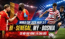Nhận định World Cup 2026, ngày 2/7: Cơ hội vào vòng 1/16 chia đều cho cả Bỉ, Senegal, Mỹ, Bosnia & Herzegovina