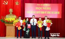 Kiện toàn nhân sự chủ chốt tại Nghệ An và Lạng Sơn