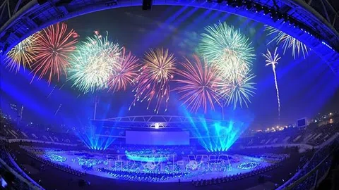 Những hình ảnh mới nhất về buổi tổng duyệt lễ khai mạc SEA Games 31