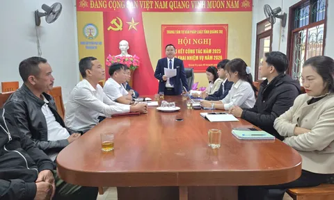 Trung tâm Tư vấn Pháp luật tỉnh Quảng Trị tổ chức Hội nghị triển khai công tác năm 2026