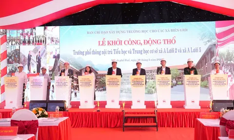 TP Huế:  Khởi công đồng loạt 3 trường nội trú tại các xã biên giới A Lưới