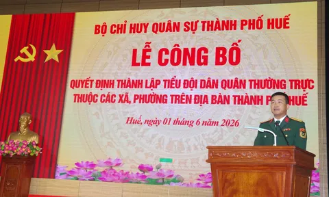 Huế thành lập 40 Tiểu đội dân quân phản ứng nhanh