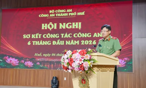 Công an TP Huế hoàn thành toàn diện nhiệm vụ công tác 6 tháng đầu năm 2026