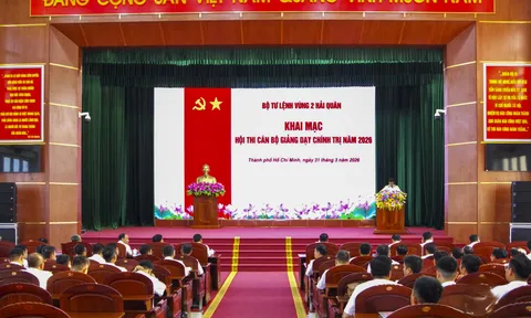 Vùng 2 Hải quân khai mạc Hội thi Cán bộ giảng dạy chính trị năm 2026