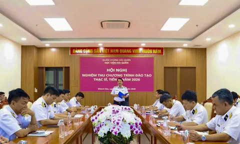Học viện Hải quân nghiệm thu chương trình đào tạo sau đại học