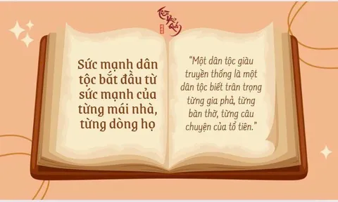 Sức mạnh dòng họ - Nền tảng của dân tộc hùng cường