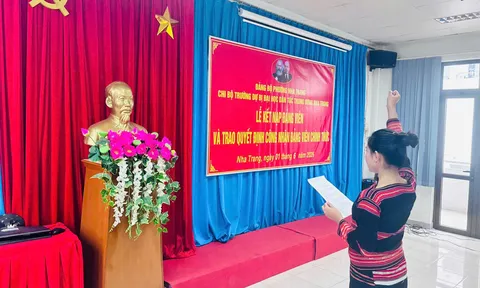 Phát triển Đảng trong Trường Dự bị đại học dân tộc Trung ương Nha Trang