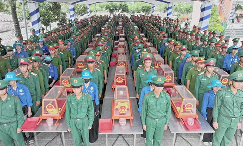 Tỉnh An Giang: Truy điệu và an táng 235 hài cốt liệt sĩ