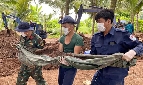 Tỉnh Đồng Tháp: Đội K91 tìm kiếm, quy tập 44 bộ hài cốt liệt sĩ tại xã Tân Thành