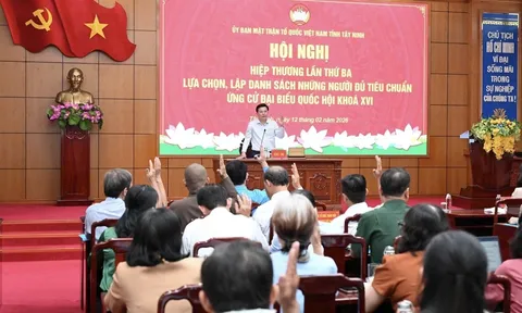 Tây Ninh công bố 25 ứng cử viên đại biểu Quốc hội khóa XVI
