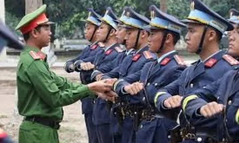Bảng lương sĩ quan Công an tăng từ 1/7