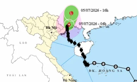 Hoàn lưu bão số 1 tiếp tục gây mưa lớn, gió mạnh tại Bắc Bộ