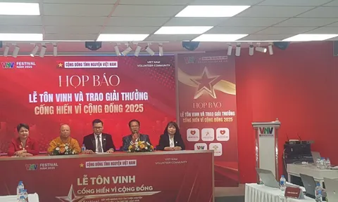 Lễ tôn vinh và trao Giải thưởng “Cống hiến vì Cộng đồng” năm 2025 sẽ được tổ chức tại TP Hồ Chí Minh