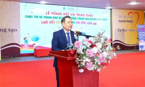 Trao giải Cuộc thi vẽ tranh Bảo vệ môi trường trong học đường lần thứ II