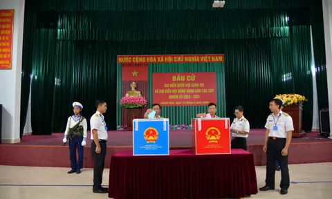 Vùng 4 Hải quân, 100% cử tri tham gia bầu cử an toàn, đúng luật