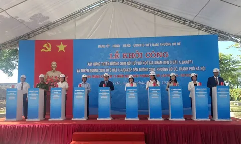 Khởi công dự án đường 30m nhân kỷ niệm Ngày Giải phóng Thủ đô