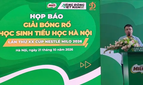 65 trường Tiểu học trên địa bàn tham gia Giải Bóng rổ học sinh Tiểu học Hà Nội lần thứ XX
