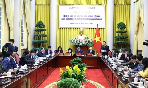 Công bố Lệnh của Chủ tịch nước về 13 Luật vừa được Quốc hội thông qua