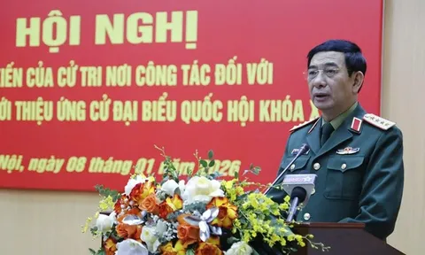 Giới thiệu Đại tướng Phan Văn Giang ứng cử đại biểu Quốc hội khóa XVI