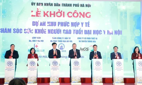 Tổng Bí thư dự lễ khởi công dự án Khu phức hợp y tế - chăm sóc sức khỏe người cao tuổi