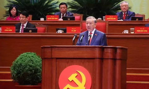 Tổng Bí thư Tô Lâm trình bày Báo cáo về các văn kiện trình Đại hội XIV Đảng Cộng sản Việt Nam